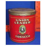 Union Leader Tobacco Tin