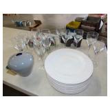 Lot of Glassware & Dishes