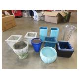 Lot of Planters & Vases
