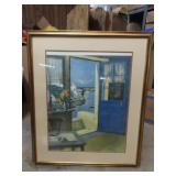 Framed The Blue Door Print