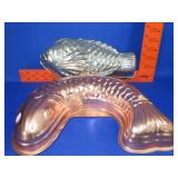 2 Vintage Baking Molds