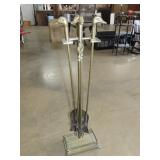 Brass Duck Head Fire Tool Set