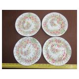 4 Spring Garden Plates - 8 1/2'