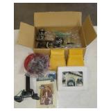 Lot w/ Door Hardware, Air Brush, Etc