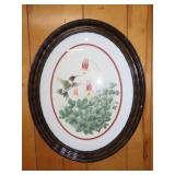 Framed Hummingbird John Bald Lithograph