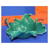 Johannes Brahm Art Pottery Leaf Bowl