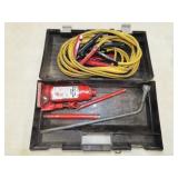 Jumper Cable, Tire Iron & Bottle Jack Set