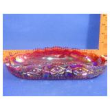Carnival Glass Dish - 10.5"