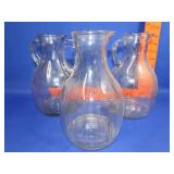 3 White House Vinegar Bottles