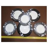 6 Pieces Mikasa Midnight Bloom