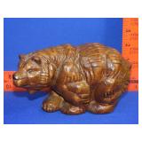 Hand Carved Wood Bear