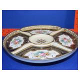 Hand Painted Nippon Appetizer Plate - 10.5"