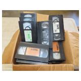 Box Full of VHS Movies