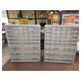 2 Plastic Hardware Organizers