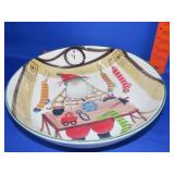 Bietri Italy Old St Nick Serving Bowl - Numbered