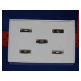 5 Sterling Rings - 14g