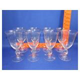 8 Imperial Ohio Twist Glasses
