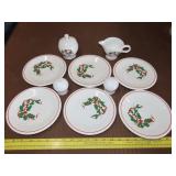 10 Piece Fiesta Christmas Holly