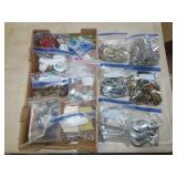 Lot of Hook Ends, Chain & Misc Hardware
