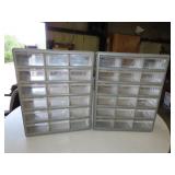2 Plastic Hardware Organizers