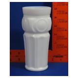 Wheaton Milk Glass Bullseye Vase