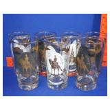 7 Libbey Americana Glasses
