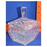 Crystal Condiment Jar