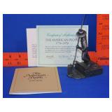 Canal Boat Man Figure - Franklin Mint Pewter