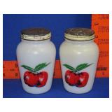 Fire King Apple S&P Shakers