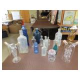 Lot of Glass Bottles