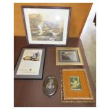 5pc Wall Art Lot