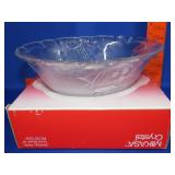 Mikasa Crystal Holly Bells Bowl - 10"