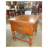Oak End Table