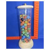 Lamp Base Full of Marbles