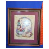 Framed Friends Crossstitch - 18x20 1/2
