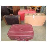 5 Pieces of Vintage Luggage