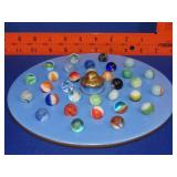 Marble Display w/ Marbles