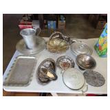 Silverplate & Hammered Aluminum