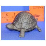 Cast Iron Turtle Covered Dish