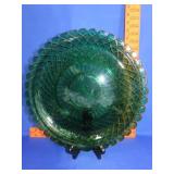 Anchor Hocking Emerald Green Platter - 14"