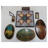 Lot of Wooden Wall Decor