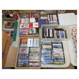 Large Lot of Cassette Tapes