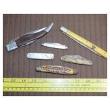 Lot of Old Pocket Knifes