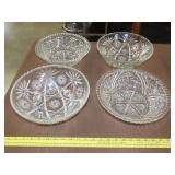 4 Glass Bowls