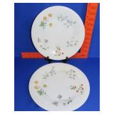 2 Royal Doulton "Springtime" Plates - 10.5"