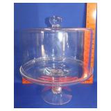 Glass Covered Cake Stand