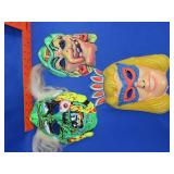 3 Vintage Halloween Masks