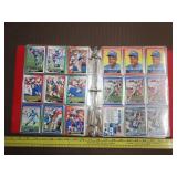 Binder of 1990s Football Cards