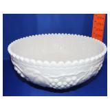 Imperial Milk Glass Serving Bowl - 11.5" - Cracked