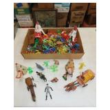 Lot of Cowboy and Indian Toys